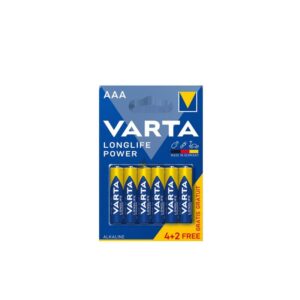 Varta Longlife Power AAA 6 db  Mikro Elem