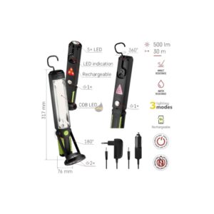 EMOS AKKUMULÁTOROS LED LÁMPA 500LM